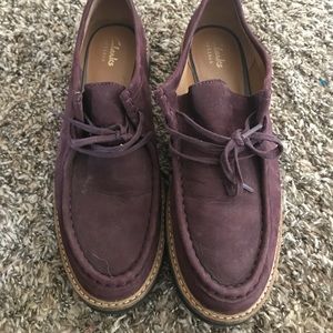 Leather Clark wallabees loafer